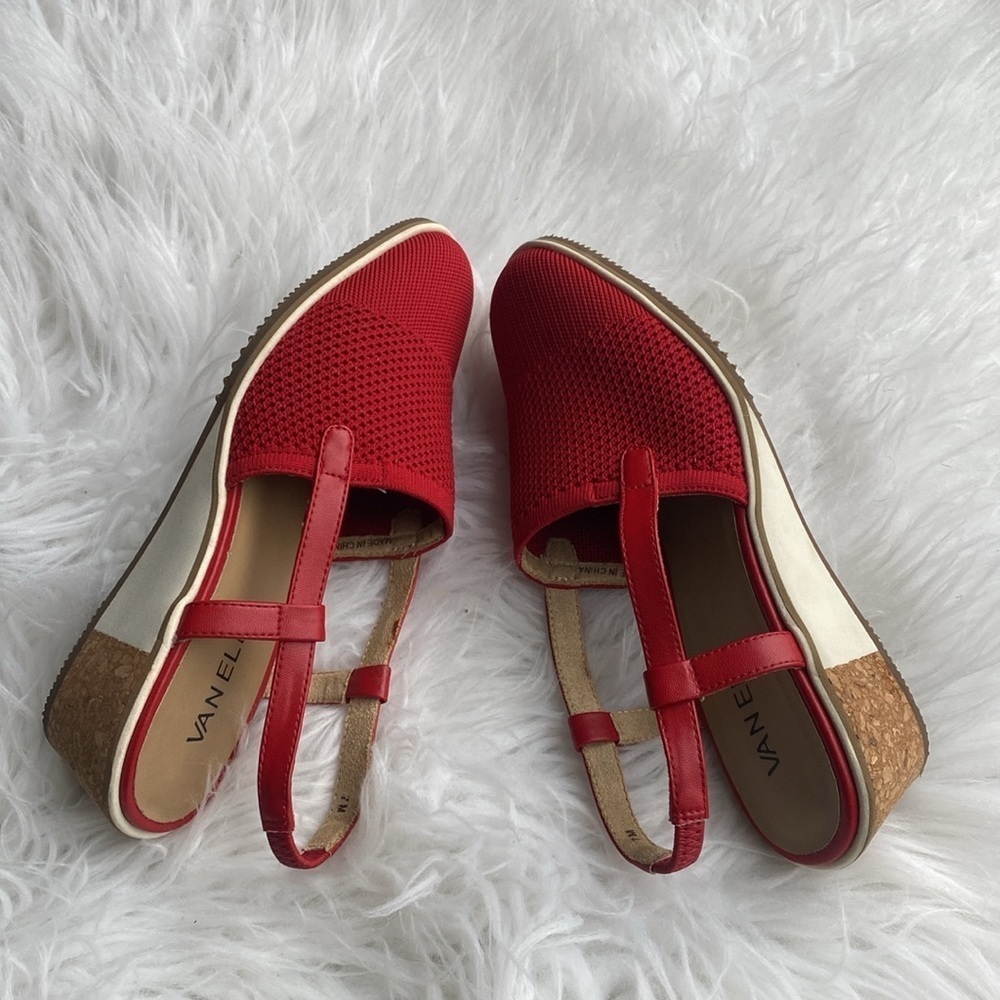VANELi Womens Grace Round Toe Slip On Wedge Sandals Size 7M - Picture 8 of 11